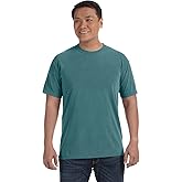 Comfort Colors 6.1 Oz. Ringspun Garment-Dyed T-Shirt, 2XL, Blue Spruce
