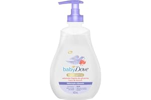 Baby Dove Sabonete Líquido De Glicerina Hidratação Relaxante Hora De Dormir Frasco 400 Ml
