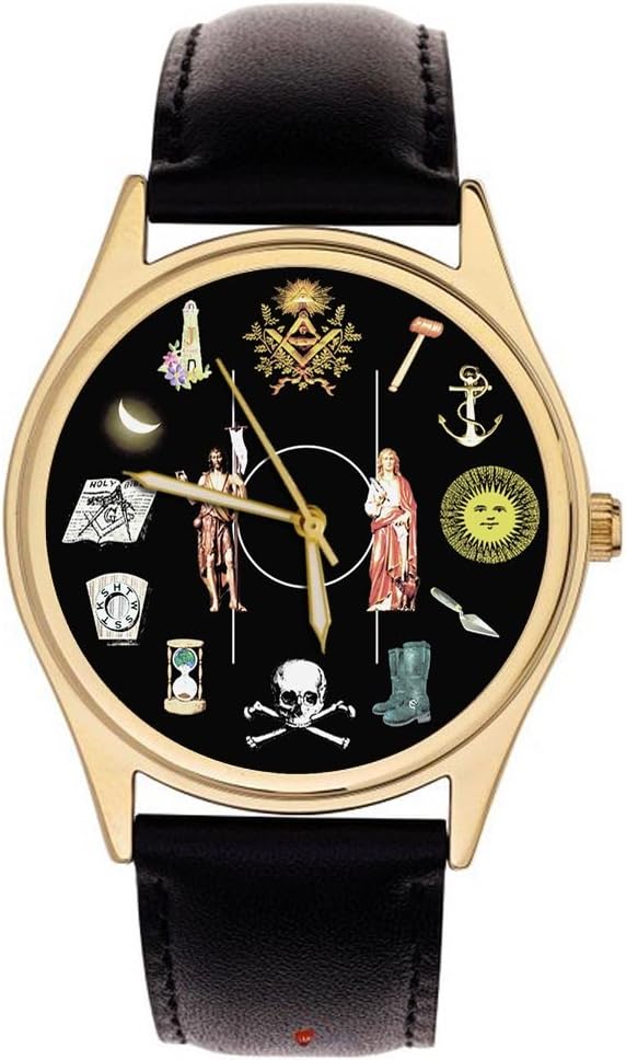 The Two Saint Johns. Important Fremasonry Symbolic Dichotomy Collectible Wrist Watch