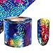 BORN PRETTY Gradient Starry Sky Nail Foil Blue Holographic Paper Nail Manicure Sticker
