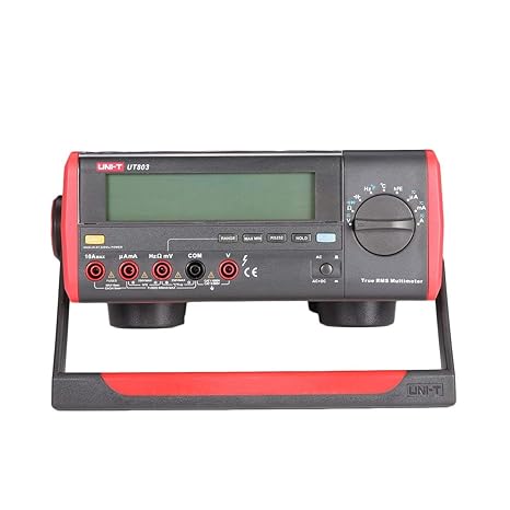 UNI-T UT803 Digitales Tisch-Multimeter DC/AC-Spannungszähler Stromzähler Dioden-Dioden-Triodentester Multitester True RMS