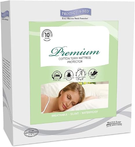 Protect A Bed Premium Waterproof Mattress Protector Queen Size