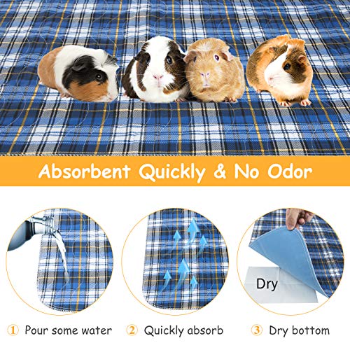 Geegoods Guinea Pig Cage Liners Guinea Pig Bedding Washable &Air Dried
