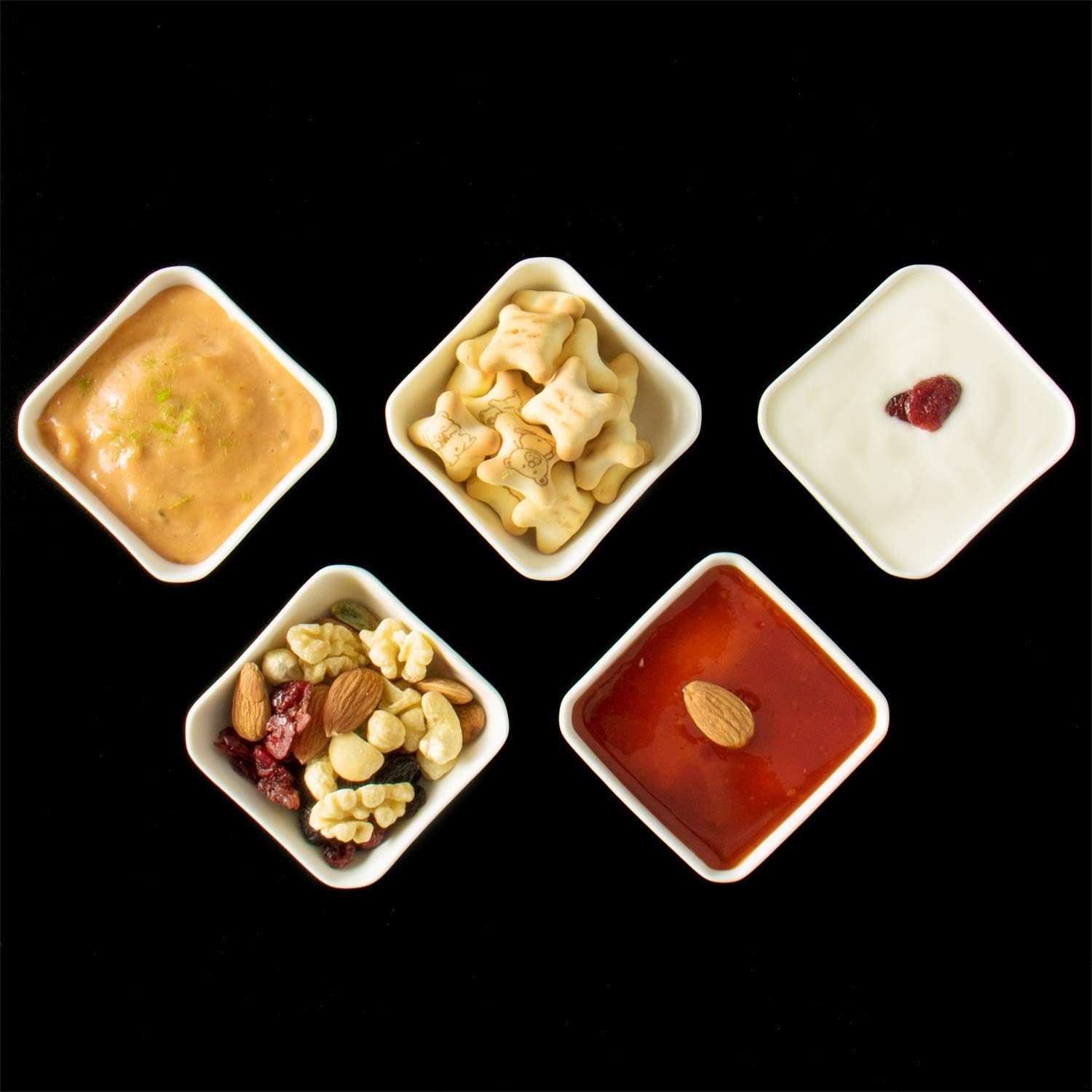 Soy Sauce Dipping Bowls Condiments Server Dishes BBQ and Other Party