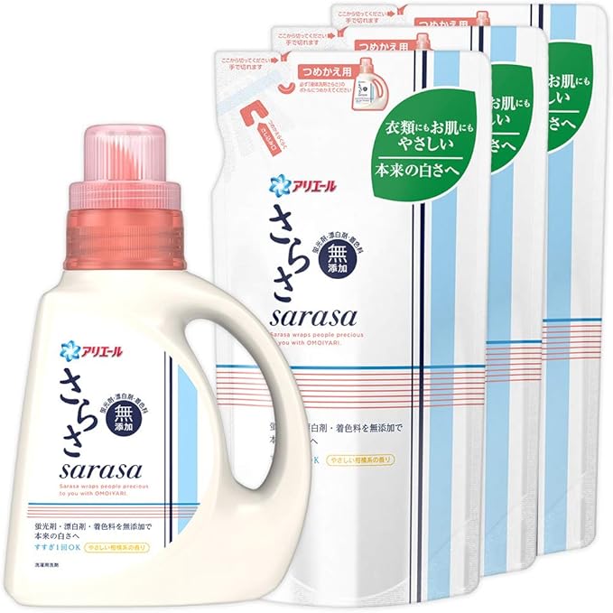 Amazon さらさ 本体850g つめかえ用750g 3個 さらさ ドラッグストア