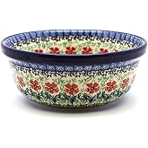 Polish Pottery Bowl - Salad - Maraschino