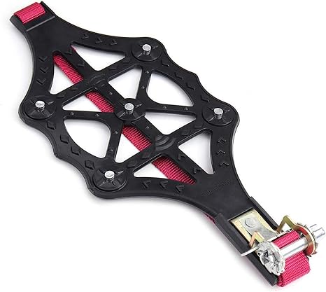 Amazon Co Jp 車のスノーチェーン 6本の冬の車のスノーチェーンタイヤアンチスキッドチェーンユニバーサルカーサンドマッドロードオフロード車 Suv車スノータイヤチェーンベルト 色名 1本黒 ホーム キッチン