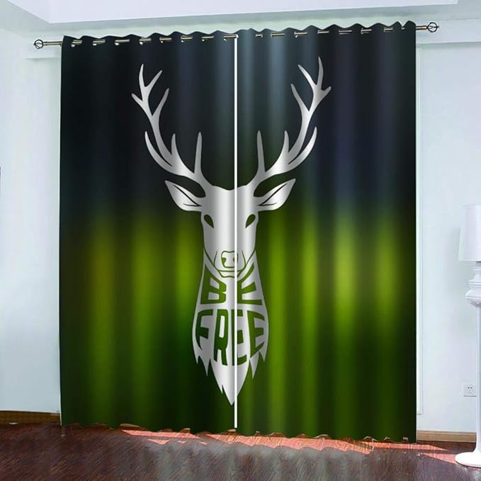 Amazon.de: Ceeaceo® Verdunkelungsvorhänge Für Windows Kreative