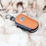 L-King Leather Car Key Bag Case Wallet Metal Hook