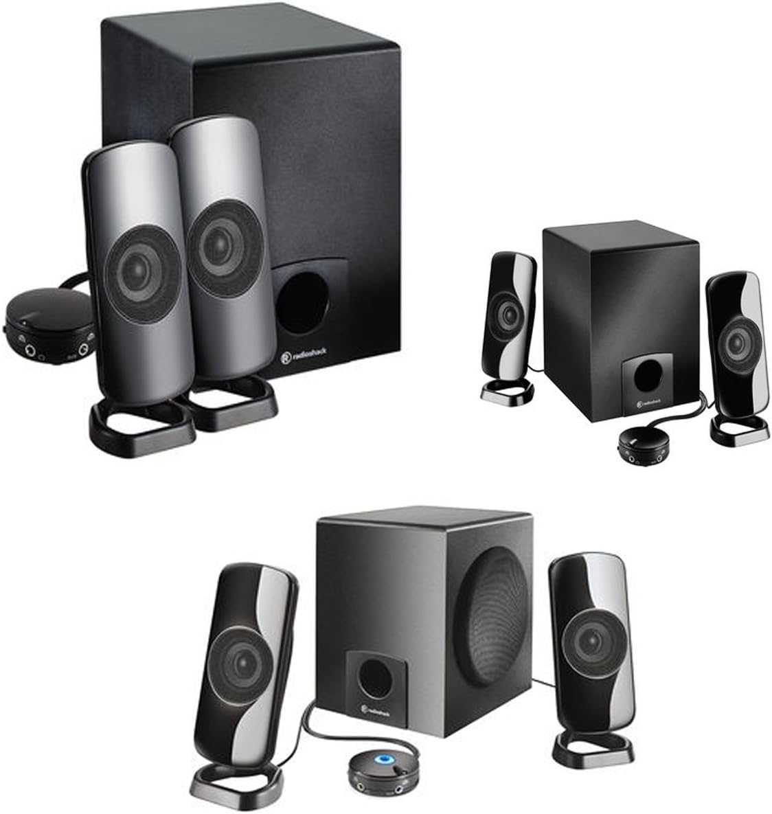 radioshack 2.1 multimedia speakers