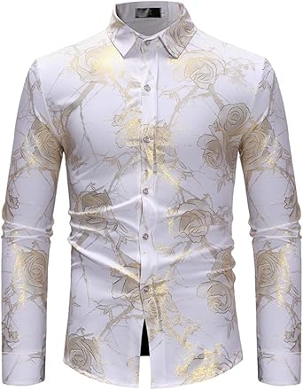 Chemise dorée homme Clearance