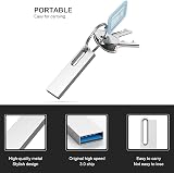 KOOTION 64GB USB 3.0 Flash Drive Waterproof Metal Thumb Drive Silver view 2