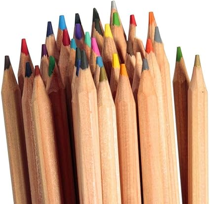 Amazon 色鉛筆 36色セット 文具 お絵描き イラスト描き プレゼント向き 子供 大人の塗り絵用 カラー ペンシル 鉛筆 収納デザイン丸缶入り 油性 鉛筆削り付き 色鉛筆 文房具 オフィス用品