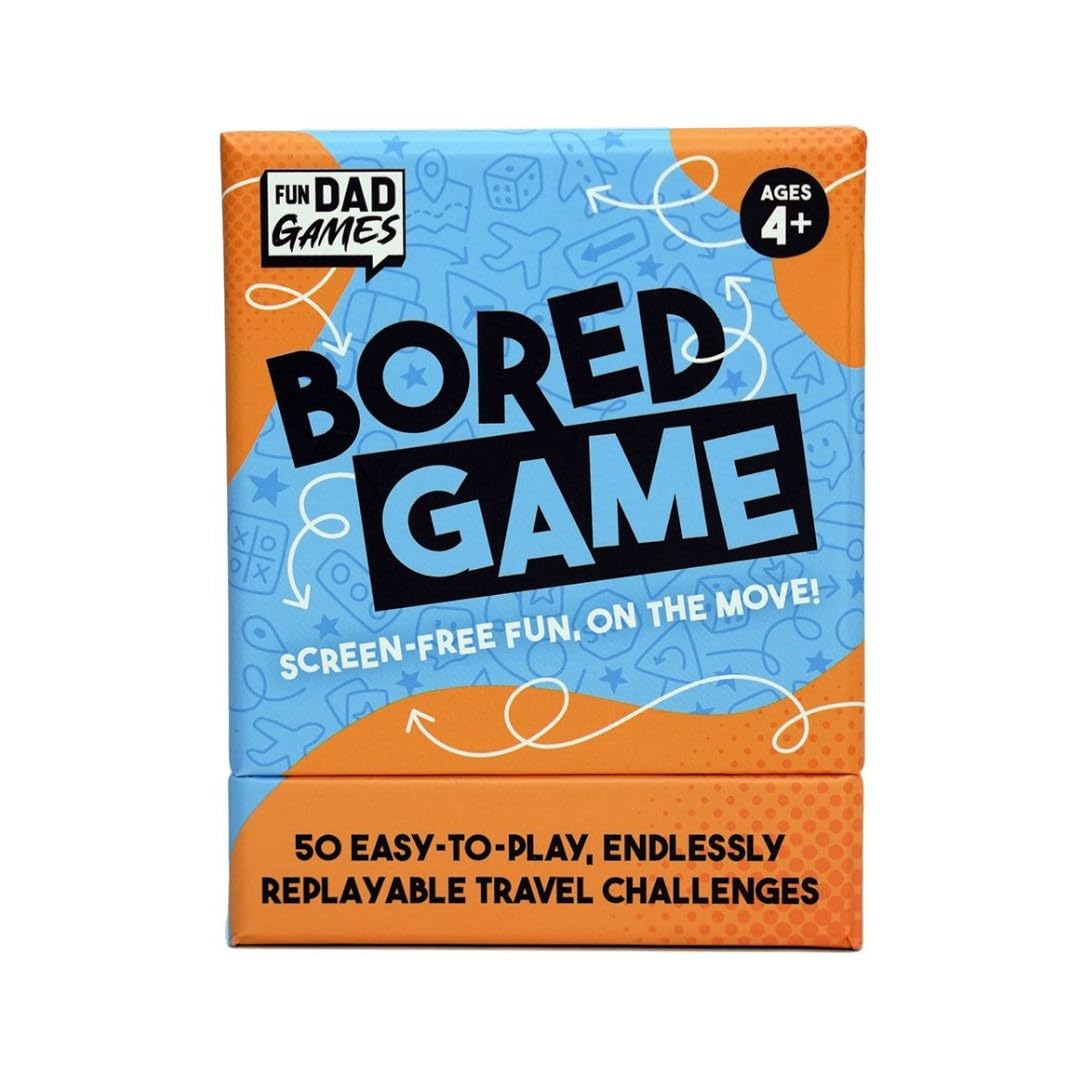 Boredgame – Car Games for Kids & Families | 50 Screen-Free Travel Games | Road Trip Activities | Travel Card Game Ages 4+
