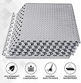 ComFy Mat Foam Interlocking Floor Tiles 24x24 Grey 4 pcs 16 sq ft view 4