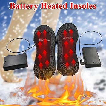 Elektrische beheizte Einlegesohlen Fußwärmer Winterwärmer Schuhe Einlegesohlen, Batterieleistung Thermal Schuhe Einlegesohlen