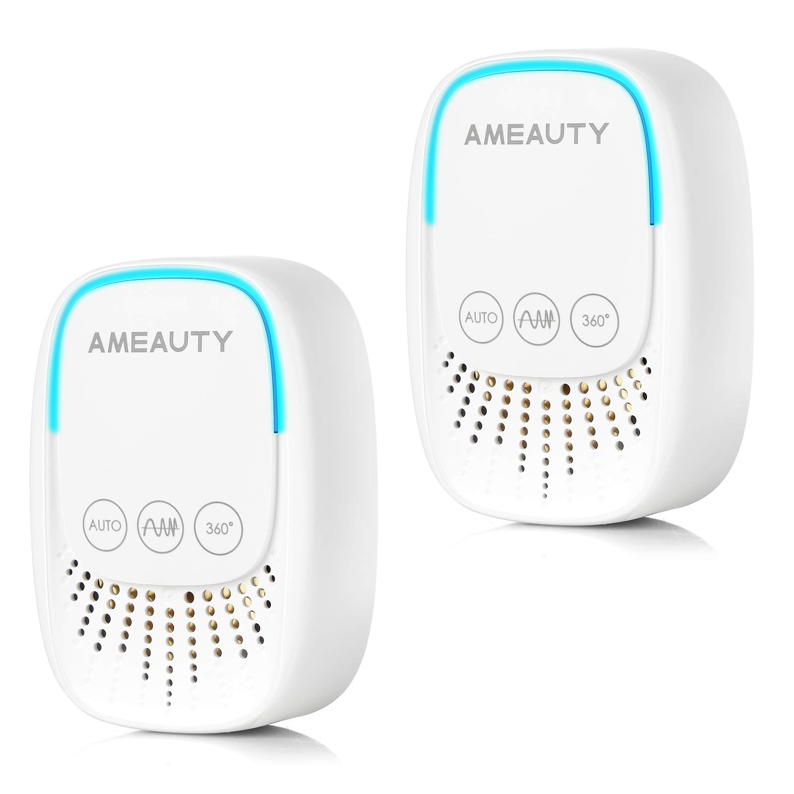 Ameauty Ultrasonic Pest Repeller 2 Pack, Insect Repeller Plug in, Efficient Repelling Mosquitoes, Flies, Bugs, Spiders For Indoor Outdoor Kitchen, Bedroom