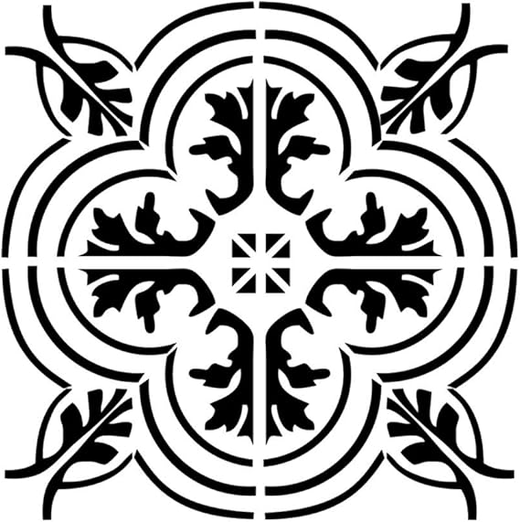 Marokko Schablone für marokkanische Fliesen, wiederverwendbar, A3, A4