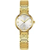 VILKFY Fashion Watches for Women Stainless Waterproof Watch Ladies Analog Quartz Gold Wrist Watch