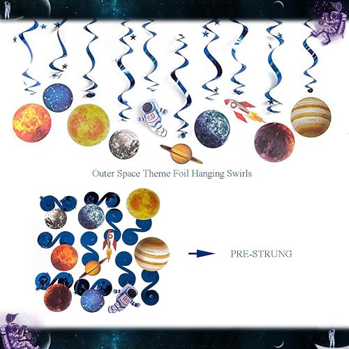 Amazoncom Solar System Party Decorations PRATYUS Outer Space Birthday