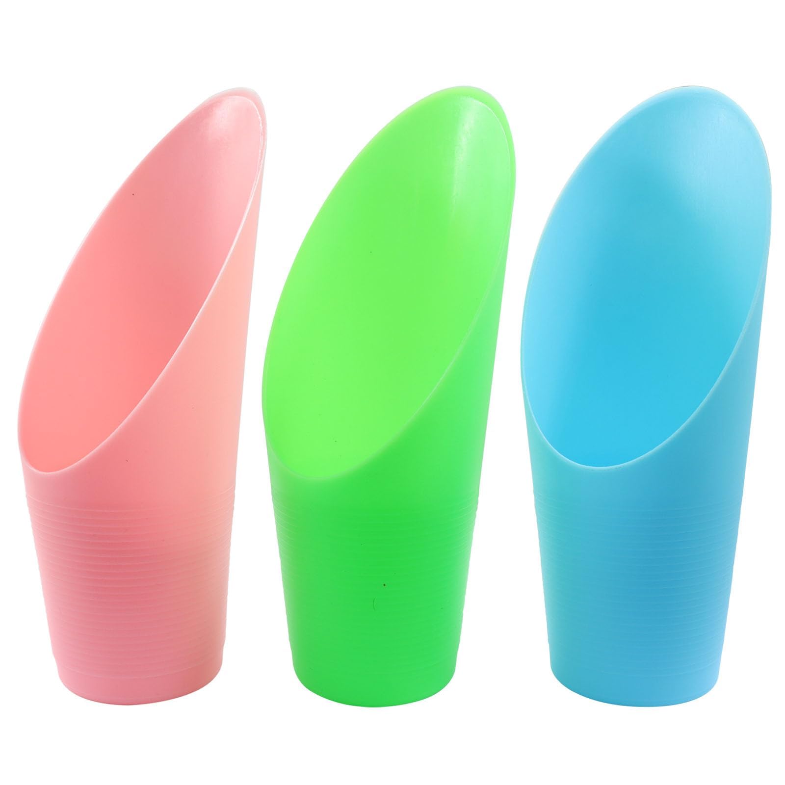 3Pc Plastic Bucket Shovel Colorful Digging Tool Scoops Practical Bucket Shovel Scoops for Gardening Supplies Planting Garden Spade (Random Color)