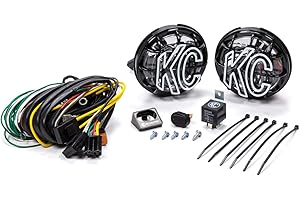 KC HiLiTES 450 Apollo Pro 5" 55w Spot Beam Light with Integrated Stone Guard - Pair Pack System