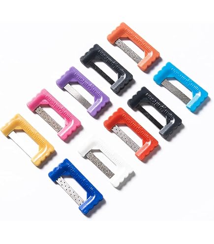 Lot De 10 Bandes Dentaires IPR Double Face - Pour Réduction Interproximale De L'émail
