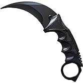 Karambit Knife Trainer No Offensive Karambit Trainer Stainless Steel Practice Training Knife Karambit Knife with Sheath for B
