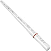 Splenor Tools 13" Solid Stainless Steel Grooved Ring Mandrel - for Measuring &amp; Forming Rings - Jewelry Making Tool - Ring Sizer - Size (US 1-16)