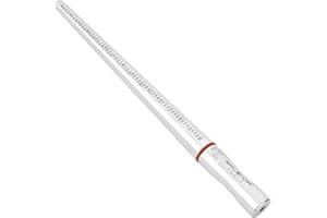 Splenor Tools 13" Solid Stainless Steel Grooved Ring Mandrel - for Measuring & Forming Rings - Jewelry Making Tool - Ring Sizer - Size (US 1-16)