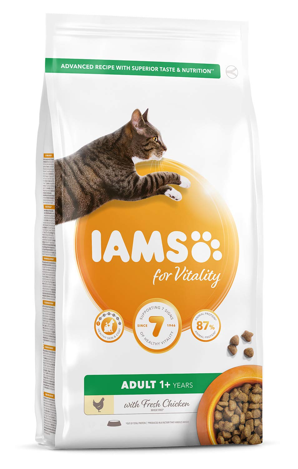IAMS For Vitality Adult 1+ Years With Fresh Chicken, 2kg