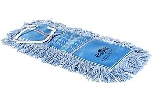 Pro-Stat® Dust mop Head 18" x 5" Blue Tie-On