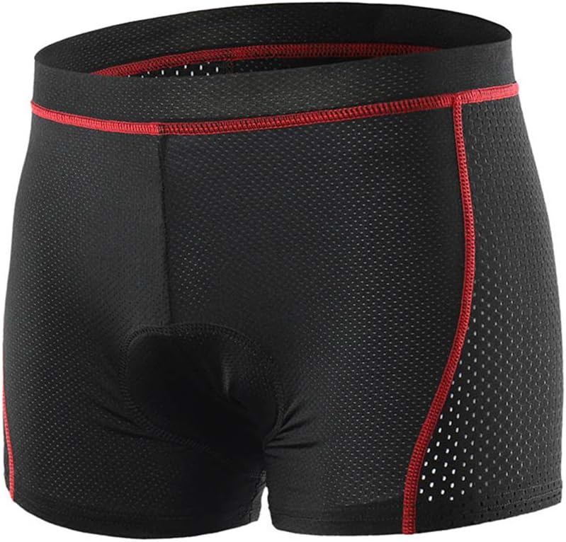 Upgrade Men's Cycling Underwear Soft Mesh Gel Padded Cycling Underwear Undershorts MTB Liner Shorts: Clothing