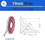 Zayejod Grey PVC Quadrant Trim 3m 19mm x 10mm Self Adhesive Beading view 2