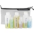 Sea to Summit TravellingLight Clear Zip Pouch with Travel Bottles, TSA Approved Toiletry Kit