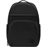 PUMA Women's Downbeat Matte Nylon Backpack with Laptop Compartment &amp; Media Pocket, Black, One Size
