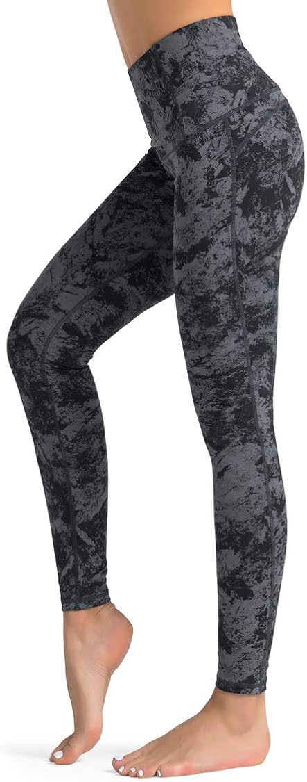 Dragon Fit Compression Yoga Pants Power Stretch Workout Leggings with High Waist Tummy Control: Clothing