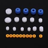 Elprico 26pcs Plastic Spindle Worm Gear Shaft Sleeve Set 2-4MM for RC Aircraft view 1
