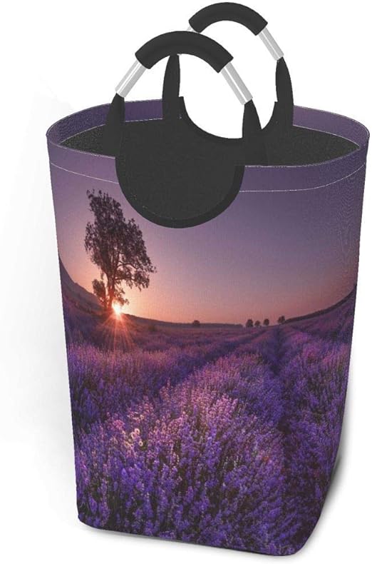 Cestas de lavandería plegables, cesto de ropa sucia, magnífico campo de