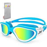 ZIONOR Kids Swim Goggles, G1 MINI UV Protection Anti-Fog Polarized Swimming Goggles for Age 6-14