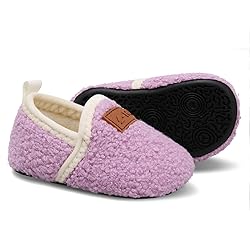 L-RUN Kids House Slippers Boys Girls Home Slippers