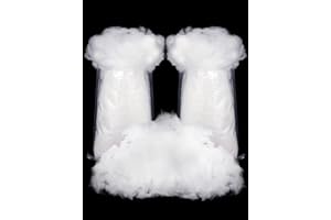 Riakrum Fake Snow Decor Fiber Artificial Snow Cotton Snow Fluffy Indoor Decoration for Winter Mantle Christmas Decoration(120 g)
