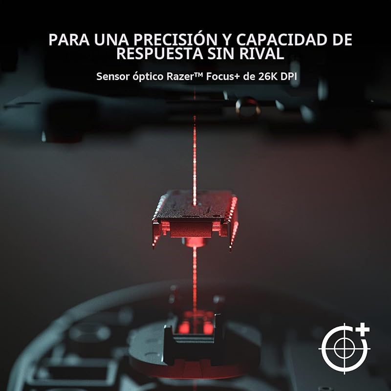 Basilisk V3 - Ratón para Juegos Personalizable con Cable (10+1 Botones Programables, Rueda Inclinable Hyperscroll, 11 Zonas De Iluminación, Interruptores Ópticos de Ratón, Sensor Óptico) Negro