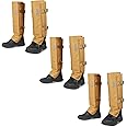 QOGIR Snake Gaiters 3 Pack: Durable Snake Guards for Hunting, Snake Gaiter Leggings for Men & Women, Snake Bite Protection for Lower Legs, Snake Proof Gaiters
