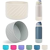 2Pcs Silicone Boot Base Sleeve for Owala Water Bottle FreeSip Twist and Flip Protective Silicone Bottom Bumper for Owala Flask Water Bottle Accessories BPA Free