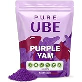 PureUbe - Purple Sweet Potato - Ube Powder – Purple Color, 8 Oz (227g) Powder for Lattes, Baking, Smoothies