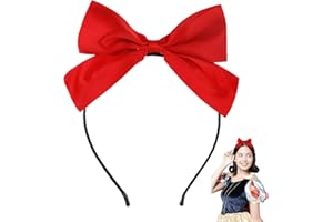 Semato Red Bow Headband for Girls Red Bow for Hair Headbands Bow Hair Accessories for Baby Girls Toddlers