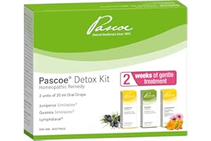 Pascoe – Pascoe Detox Kit – 3 x 20 mL Oral Drops - Homeopathic kit for the relief of sinus congestion, indigestion, hives, bl