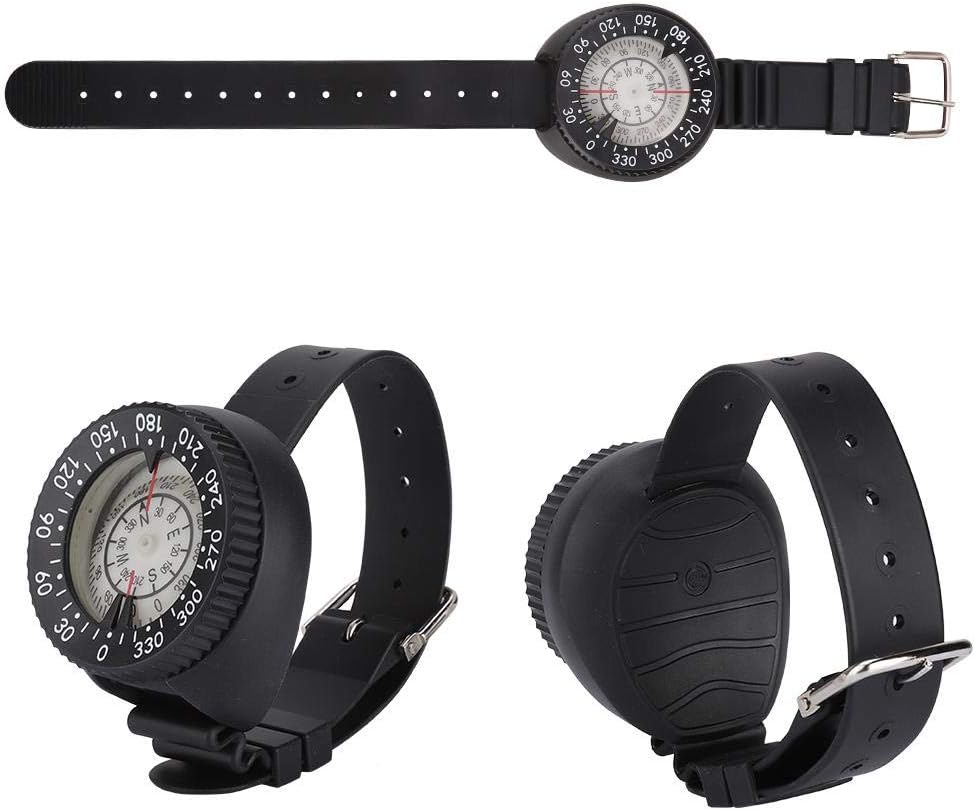 Jadeshay Compass Waterproof Wrist Diving Compass Night Vision Wrist