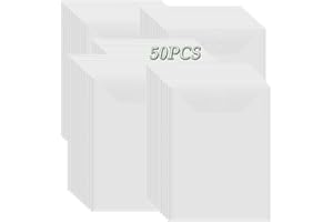 BAOFALI 50 Pcs 7x9.4inch Stamp & Die Storage Pockets Resealable Clear Plastic Seal Bags Storagefor Cutting Dies Stamp Crafts 